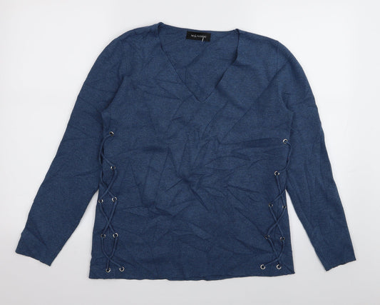 mnode Womens Blue   Pullover Jumper Size M