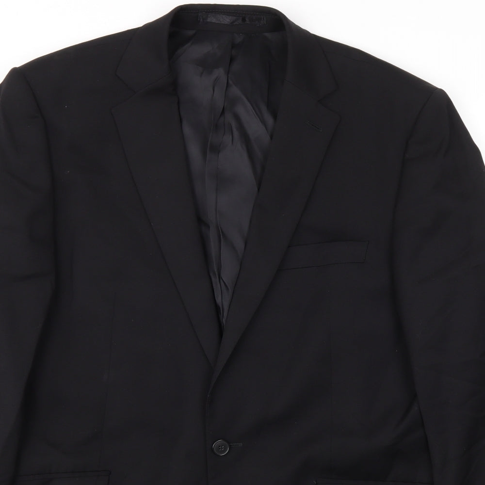 STVDIO Mens Black   Jacket Blazer Size 42