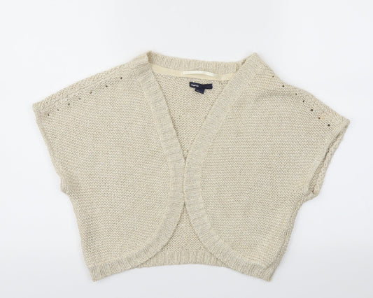 Gap Girls Gold   Cardigan Jumper Size 13 Years