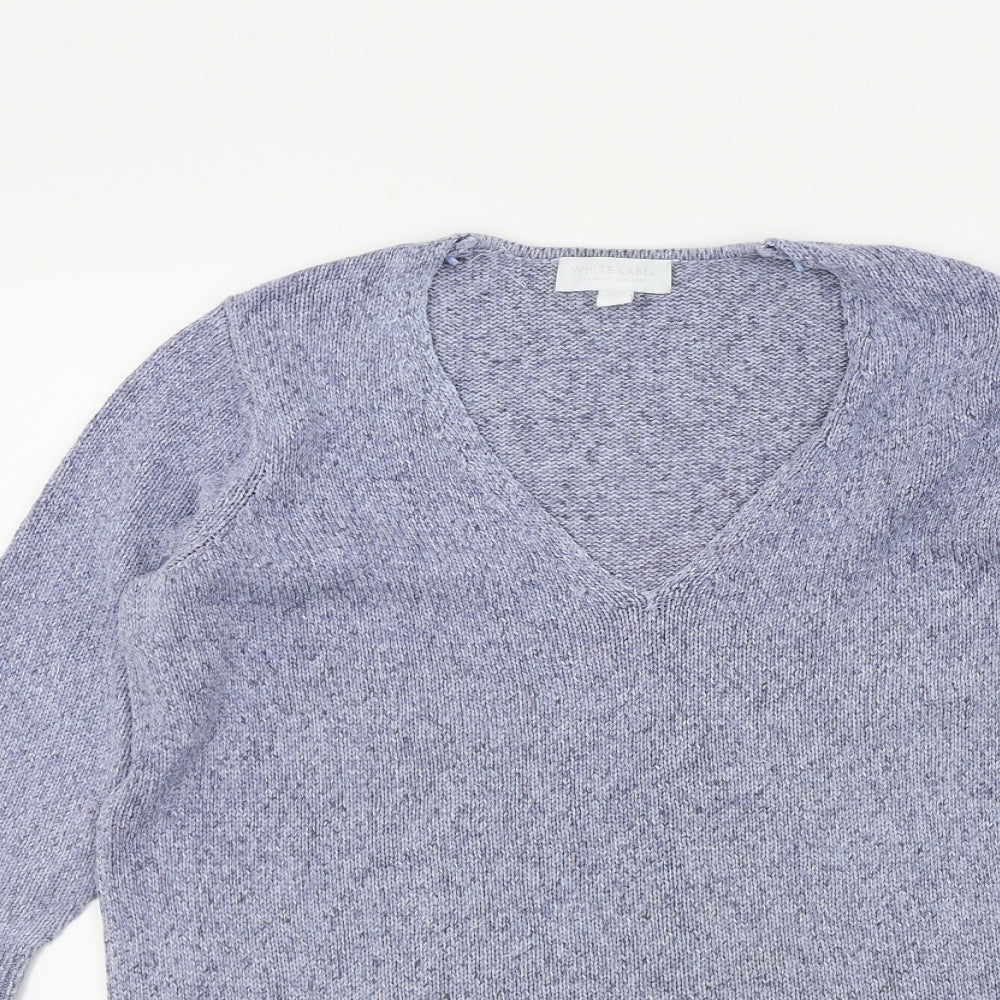 whte label Womens Blue   Pullover Jumper Size XS