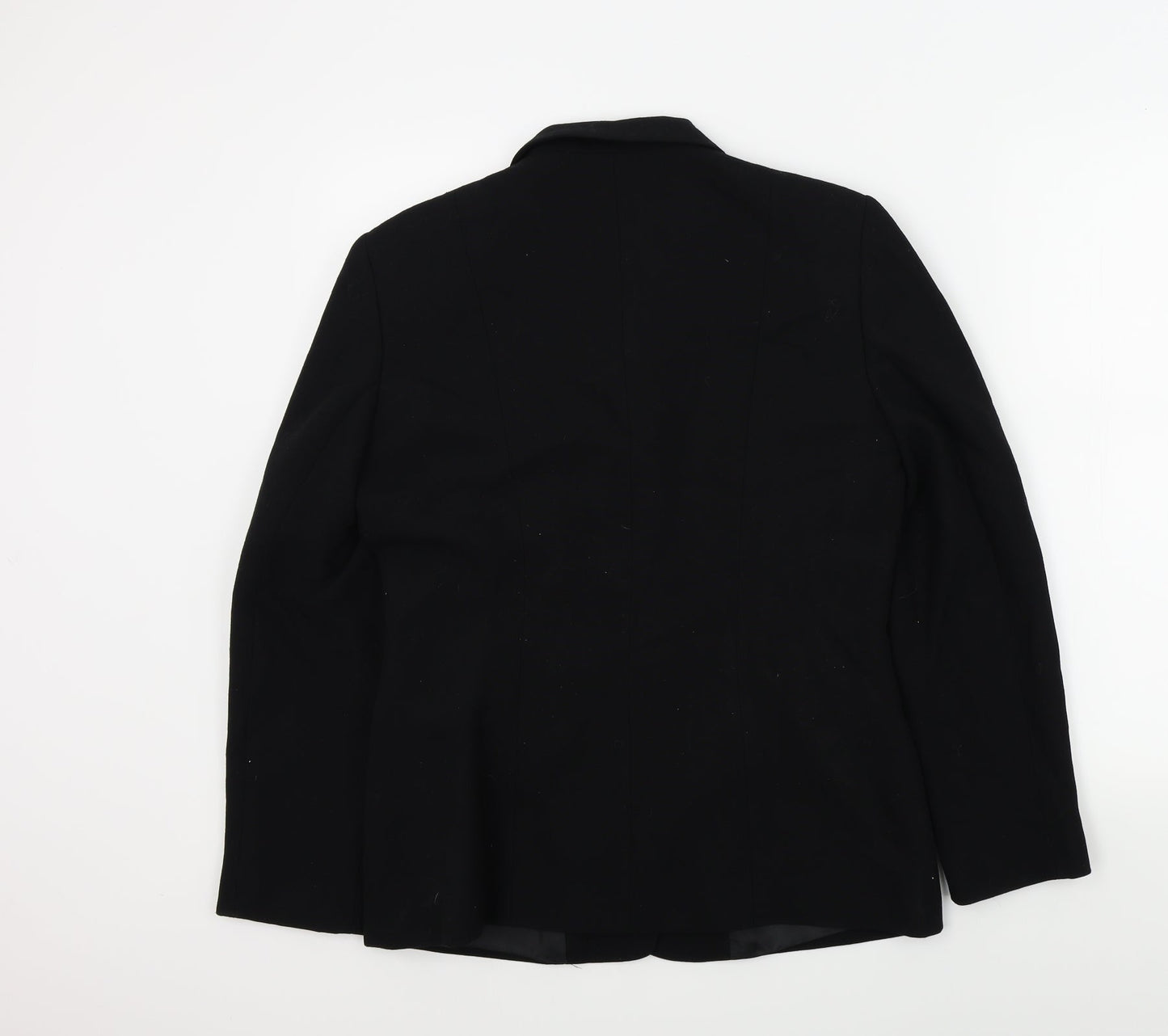 equations Womens Black Colourblock  Jacket Blazer Size 12