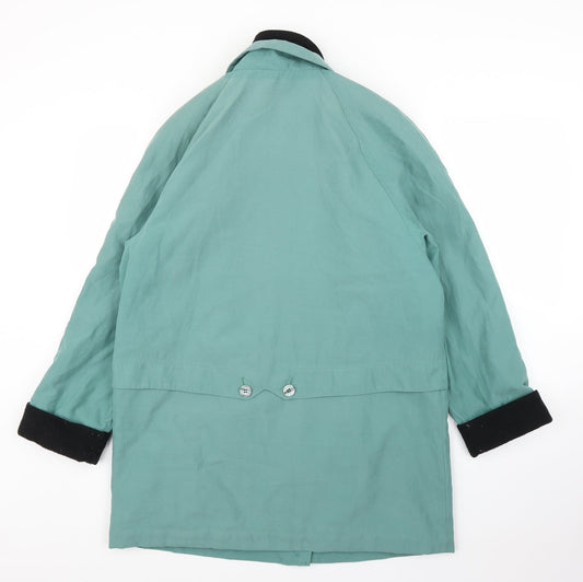 Preworn Womens Green   Overcoat Coat Size 12