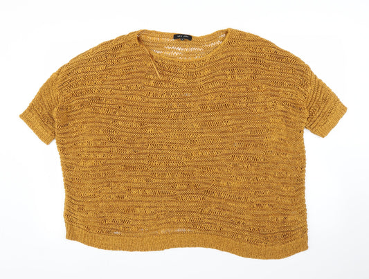 New Look Womens Yellow   Pullover Jumper Size M