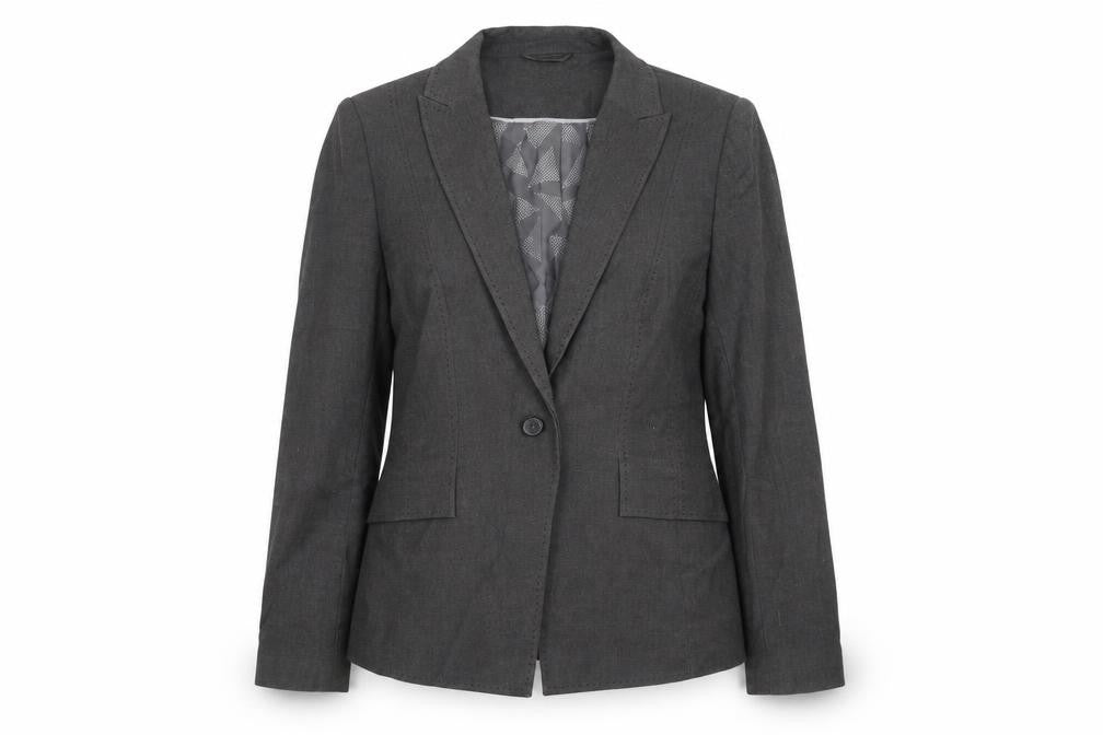 Marks & Spencer Womens Grey   Jacket Suit Jacket Size 12
