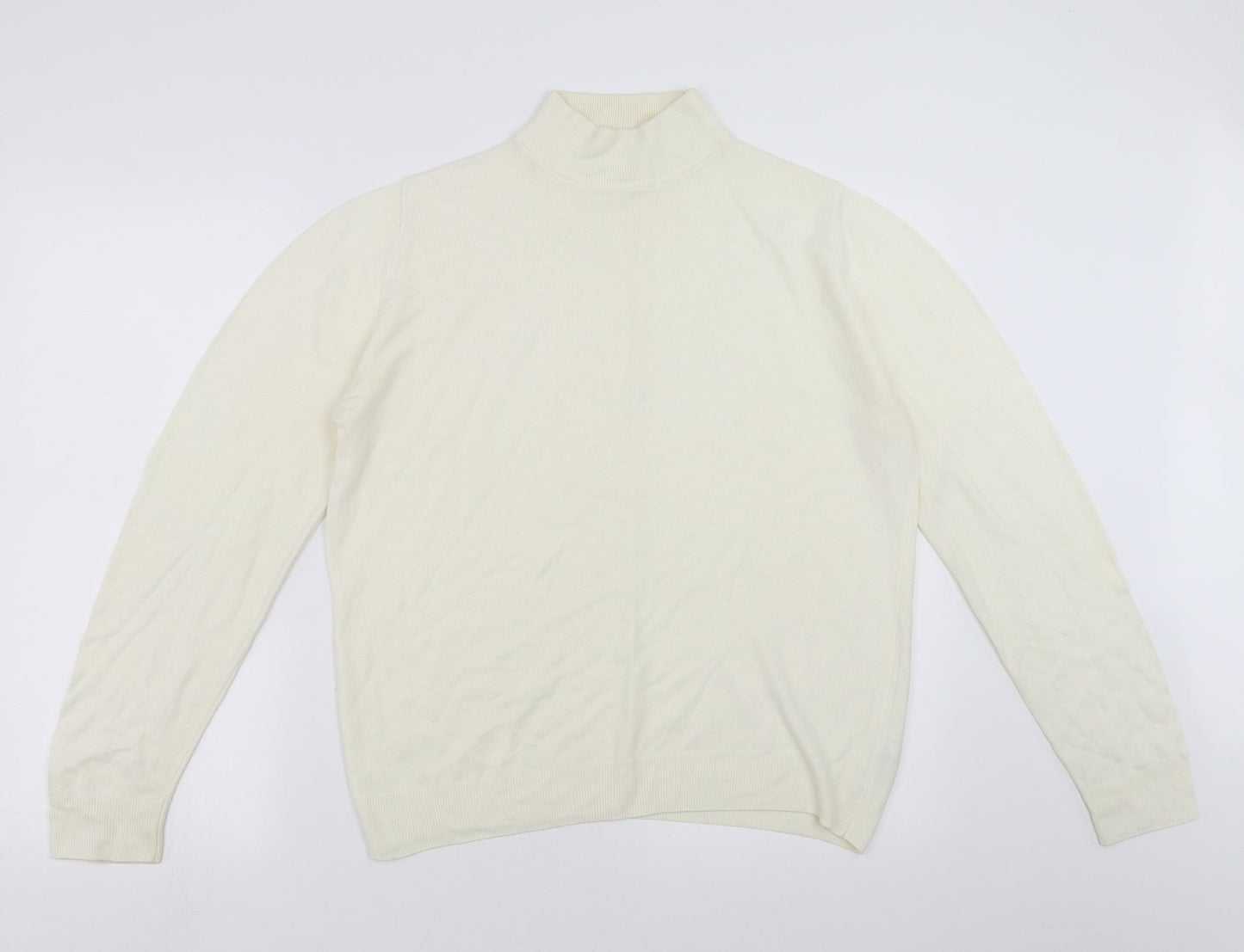 Marks and Spencer Womens Ivory   Pullover Jumper Size 12