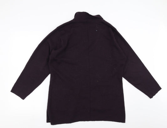 St Bernard Womens Purple   Cardigan Jumper Size 14