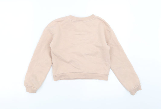 Young Dimension Girls Pink   Pullover Sweatshirt Size 8-9 Years  - no filter