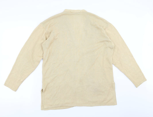 TIGI Womens Beige   Cardigan Jumper Size S