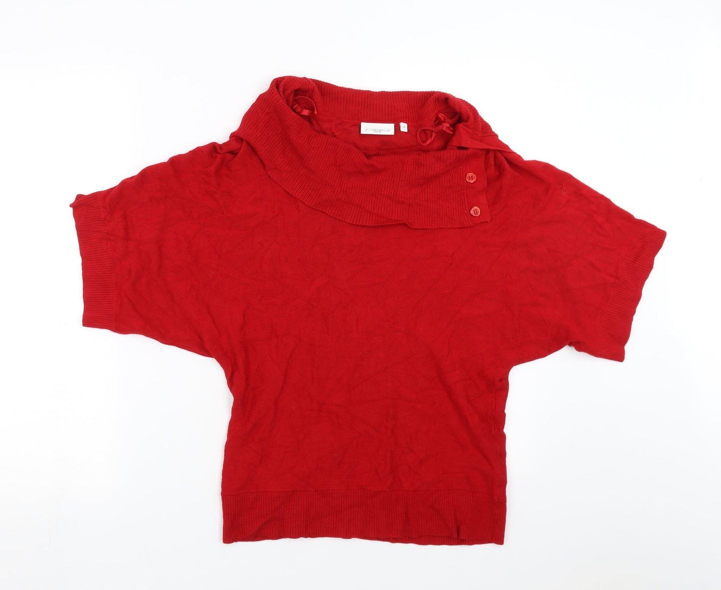 New Look Womens Red   Pullover Jumper Size 12