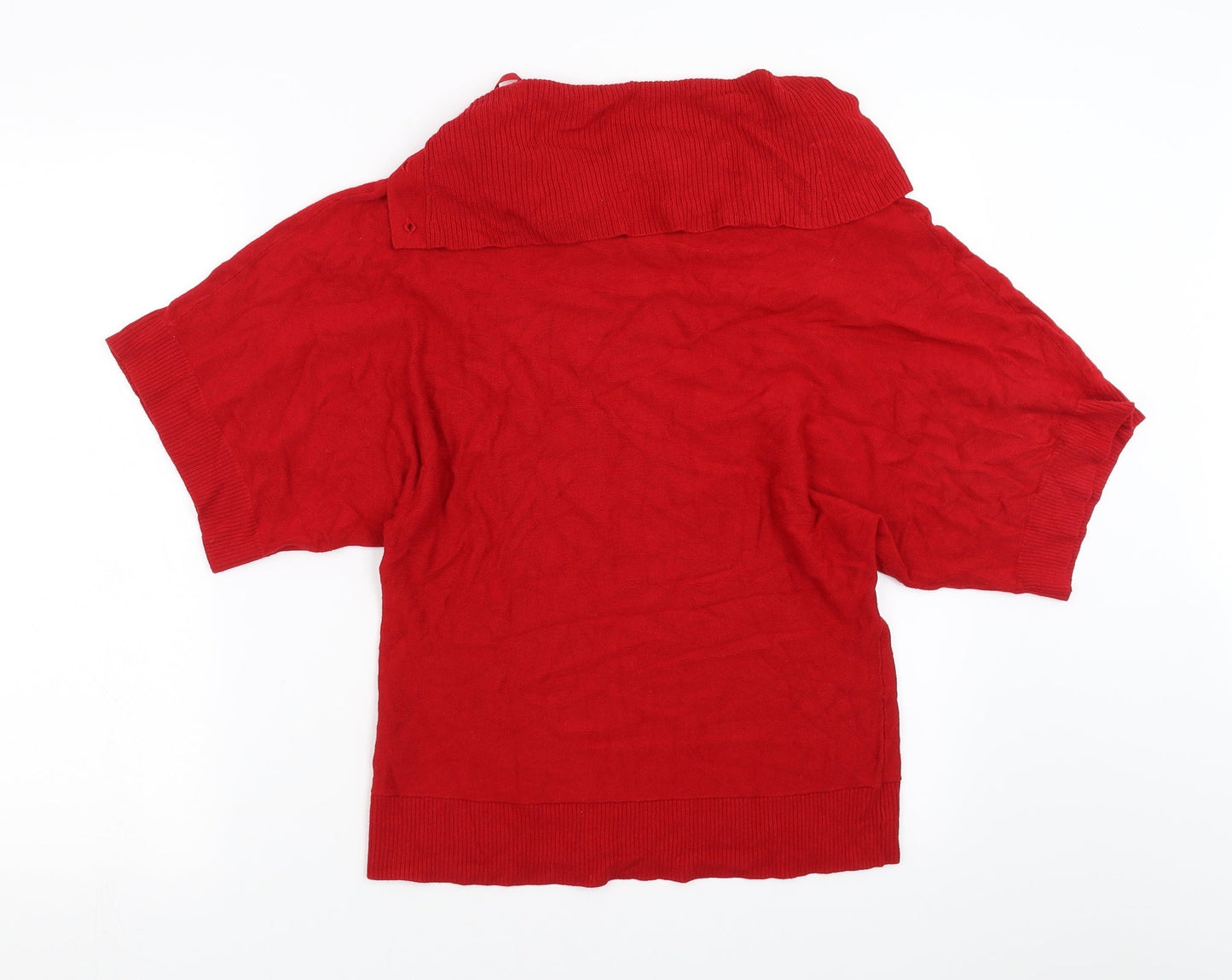 New Look Womens Red   Pullover Jumper Size 12