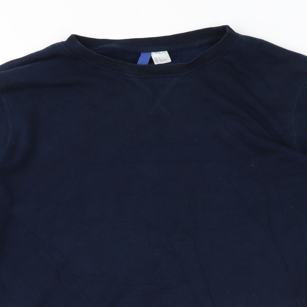 Divided Mens Blue   Pullover Sweatshirt Size S