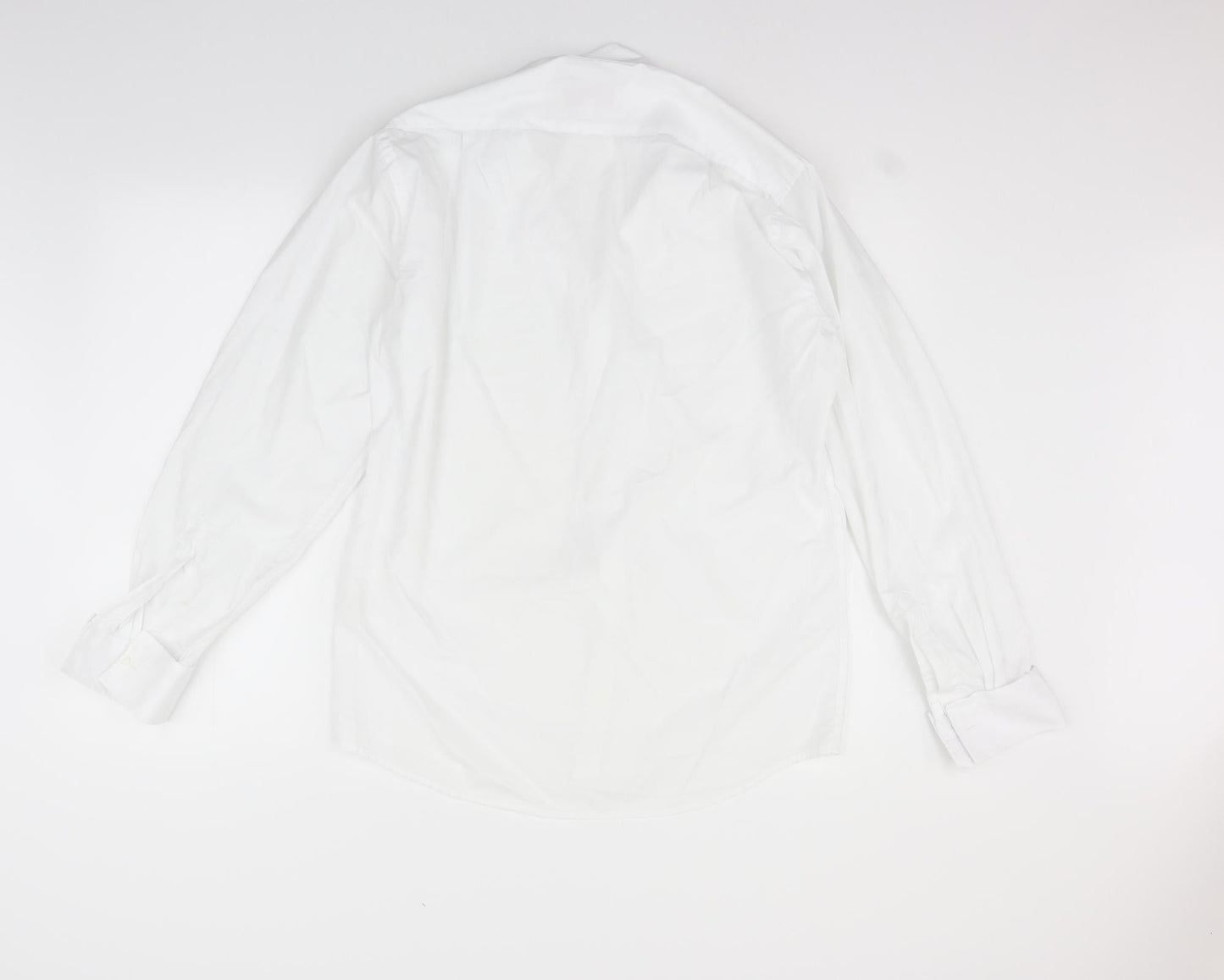 jean years Mens White    Button-Up Size 15.5