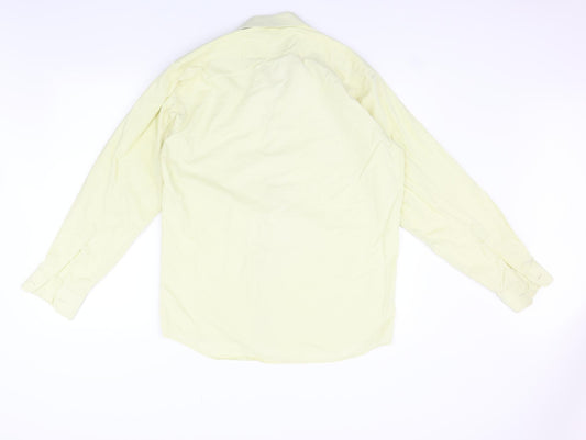 rocola Womens Yellow   Basic Button-Up Size L