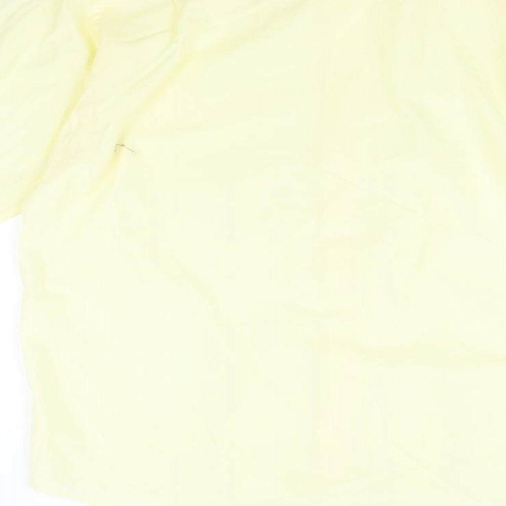 ENRO Mens White    Button-Up Size 16