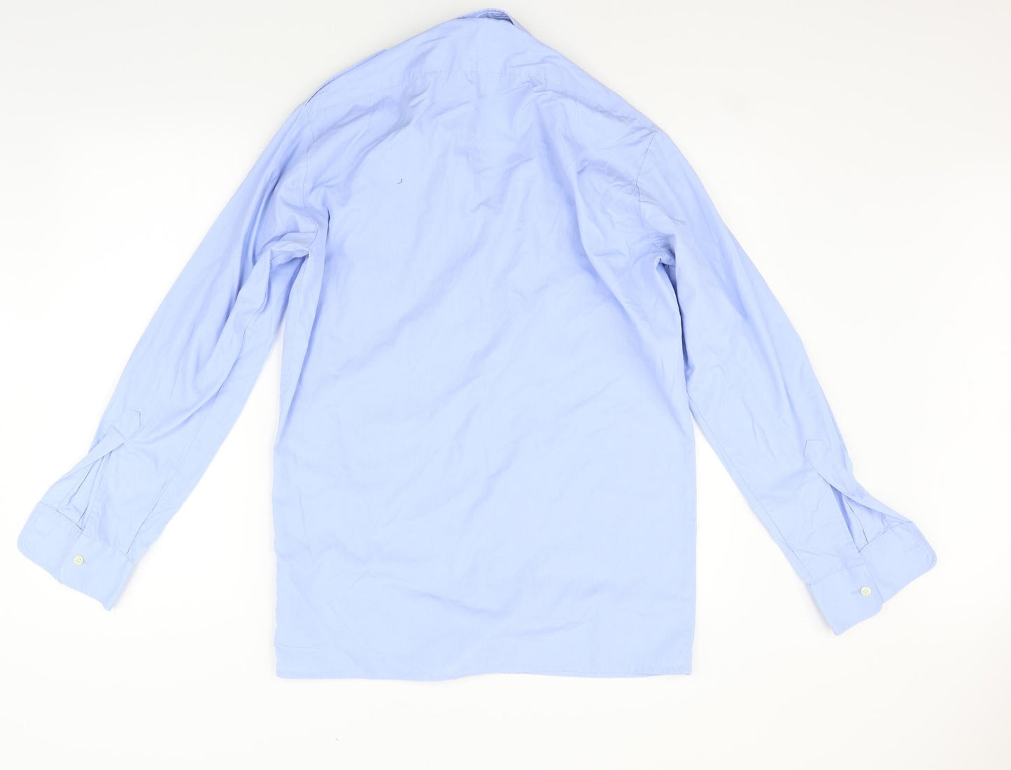 Bosweel Mens Blue    Button-Up Size 15
