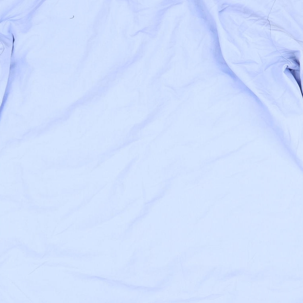 Bosweel Mens Blue    Button-Up Size 15