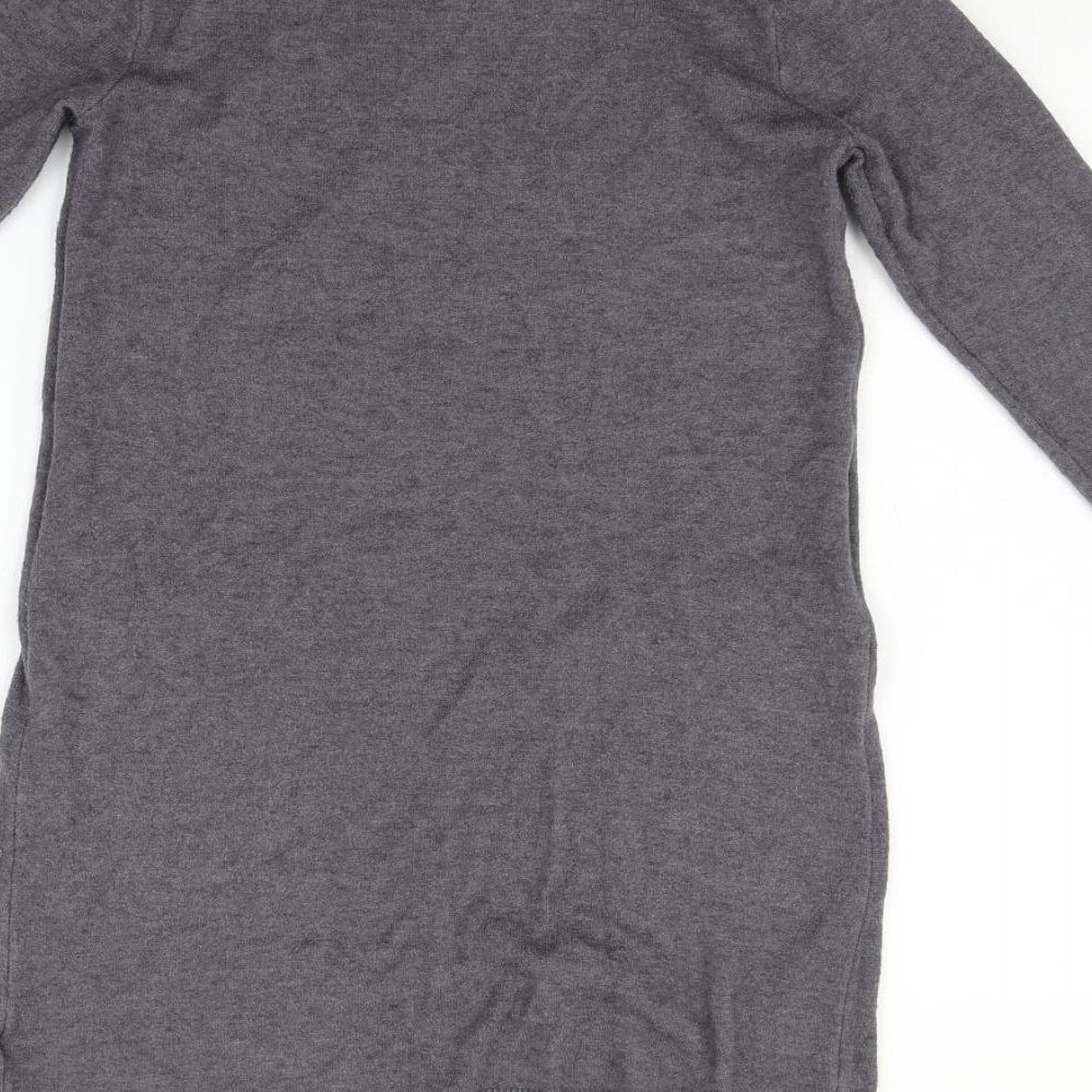 Primark Womens Grey   Jumper Dress  Size 2XS