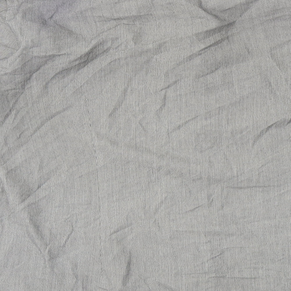 B&W Mens Grey    Button-Up Size 15