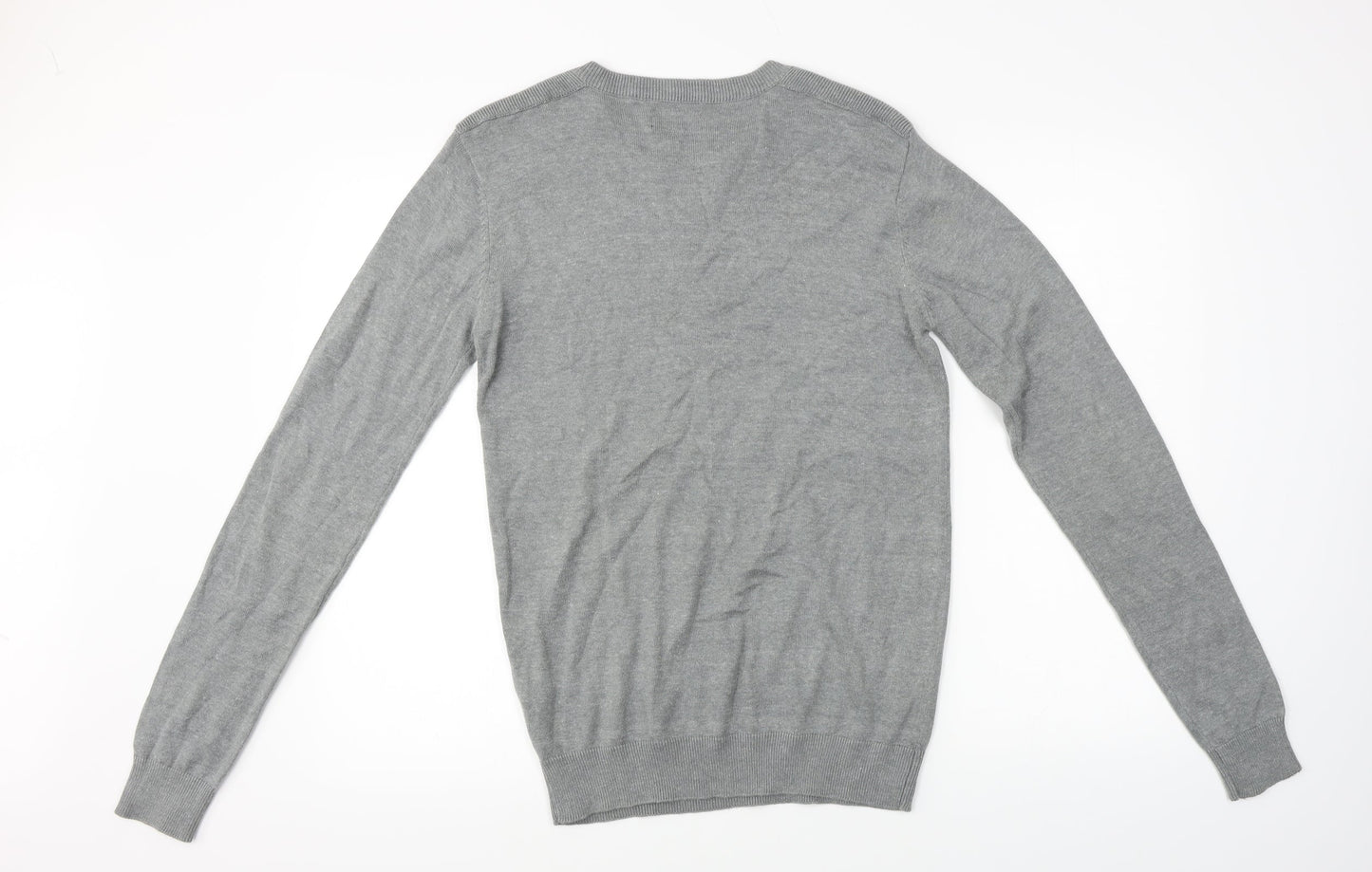 s&j  Mens Grey   Pullover Jumper Size S