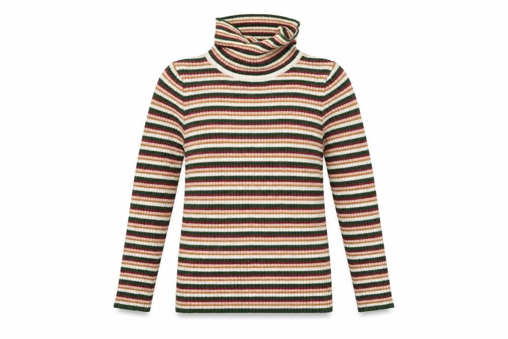 TU Girls Pink Striped  Pullover Jumper Size 7 Years