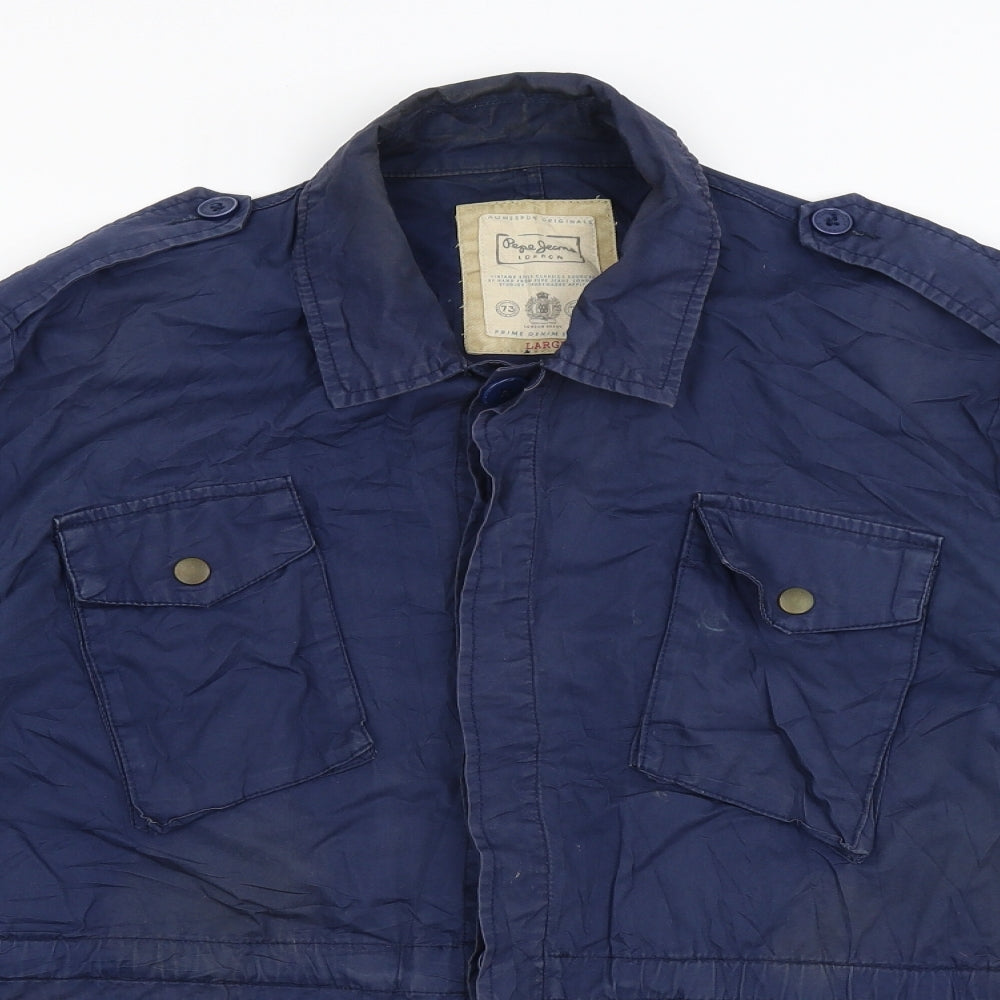 Pepe Jeama Womens Blue   Jacket  Size L