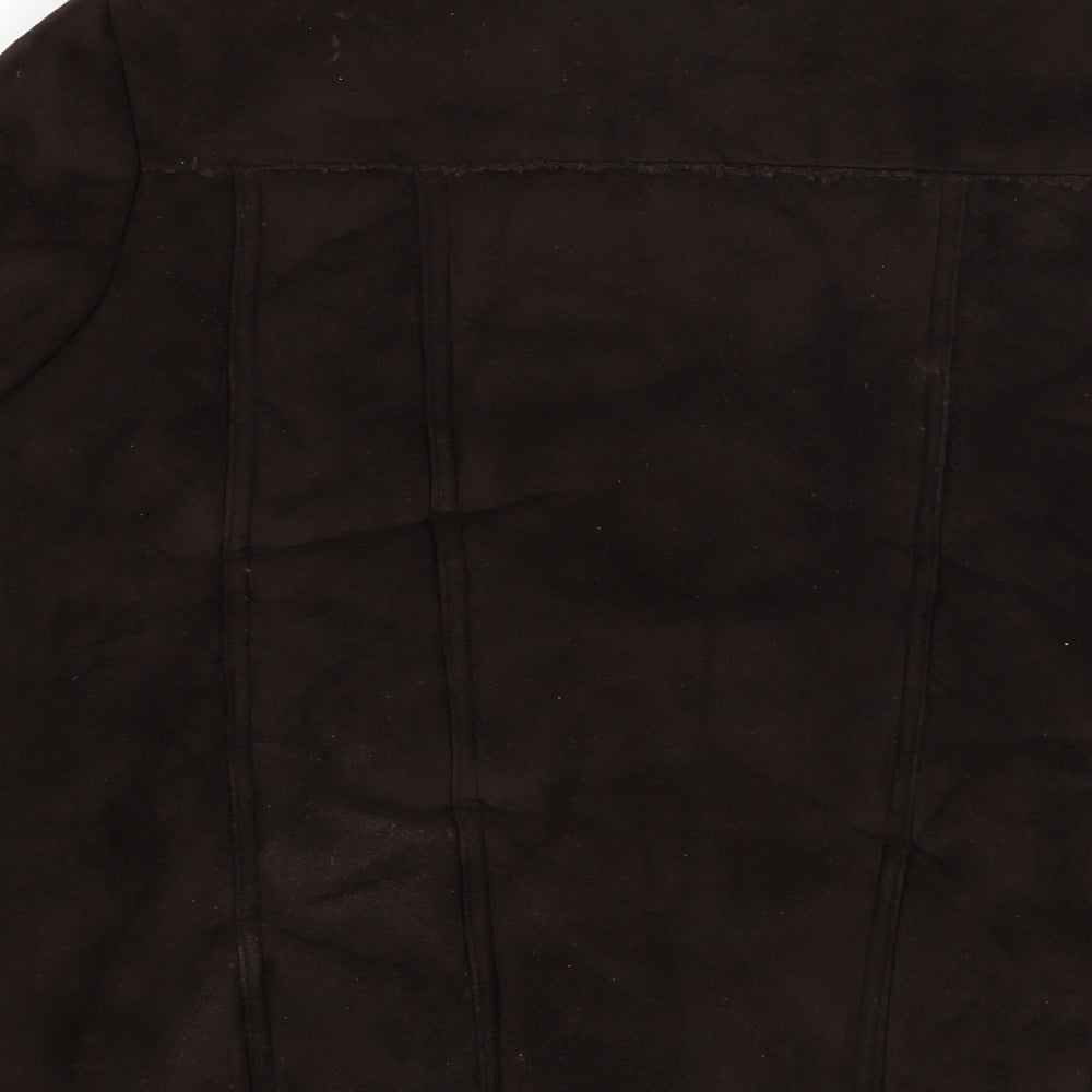 BM Womens Brown   Overcoat Coat Size 16