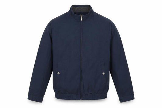 Lincoln Mens Blue   Windbreaker Coat Size M