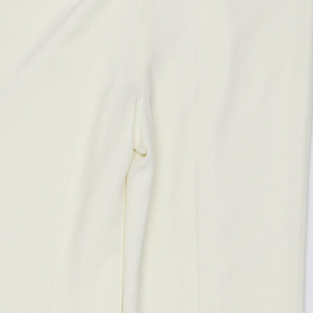 CC Womens Ivory   Trousers  Size 16 L29.5 in