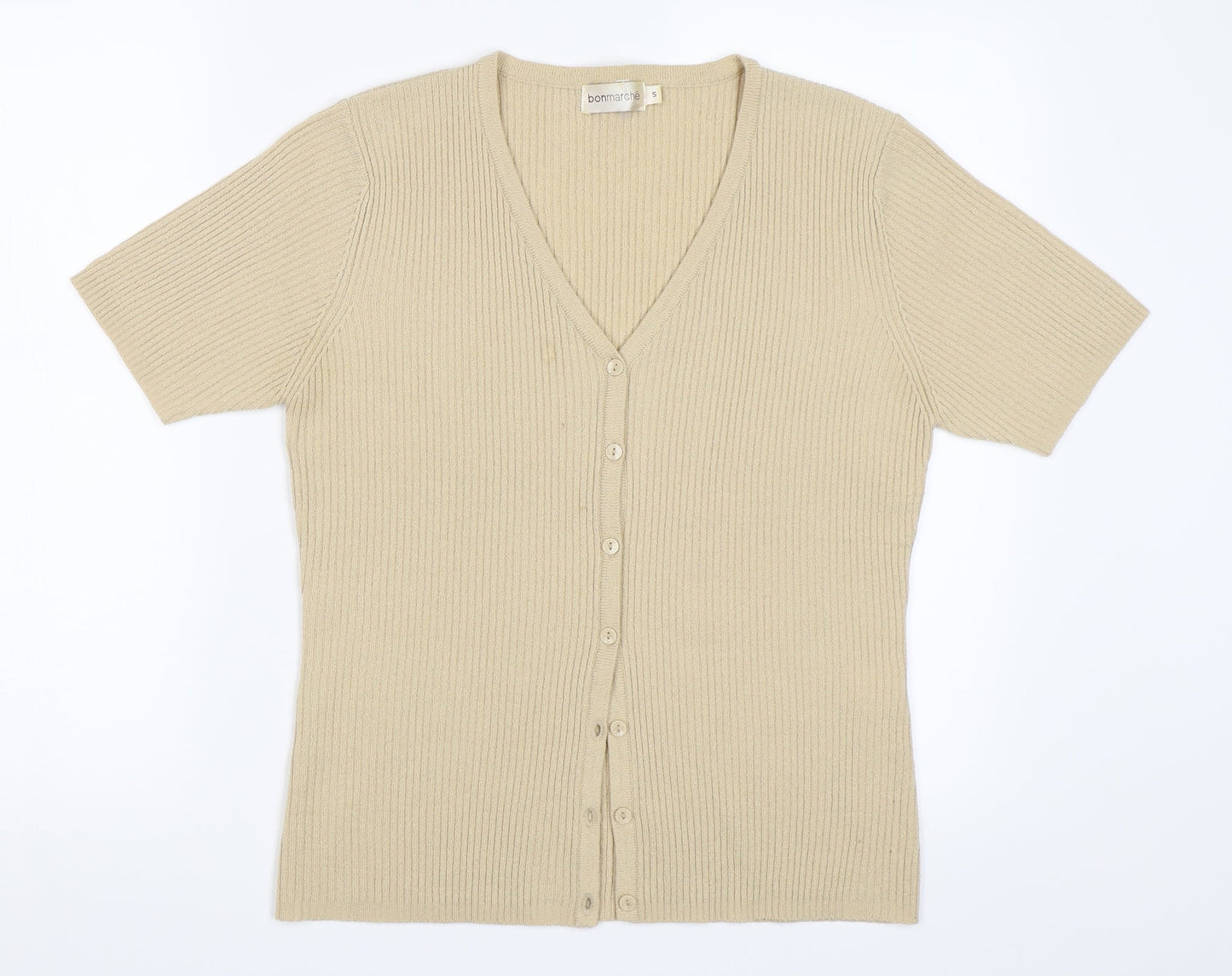 Bonmarché Womens Beige   Cardigan Jumper Size S