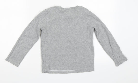 F&F Boys Grey   Pullover Sweatshirt Size 8-9 Years