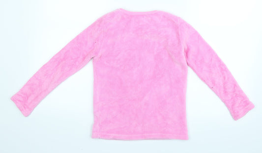 Primark Girls Pink Solid  Kimono Pyjama Top Size 8-9 Years