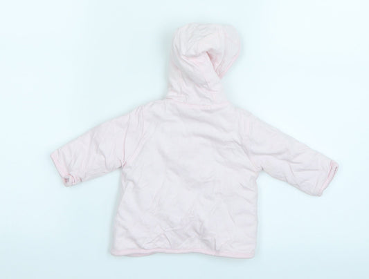 Peacocks Girls Pink   Cardigan Jumper Size 0-3 Months