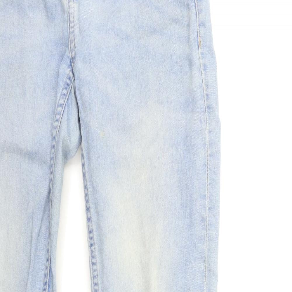 H&M Womens Blue  Denim Skinny Jeans Size 8 L29 in