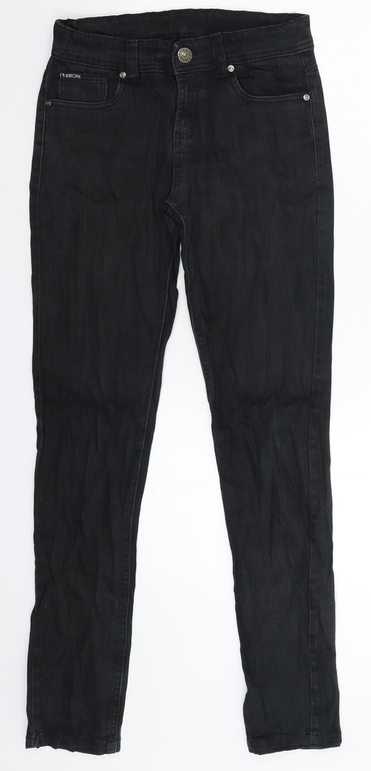 Crash One Girls Blue  Denim Skinny Jeans Size 13-14 Years