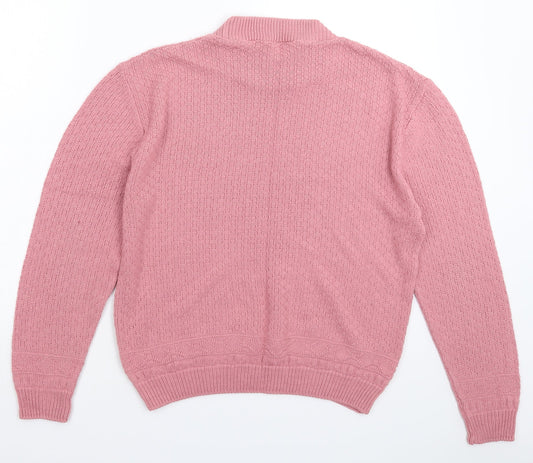 Glenbarr Womens Pink  Knit Pullover Jumper Size M