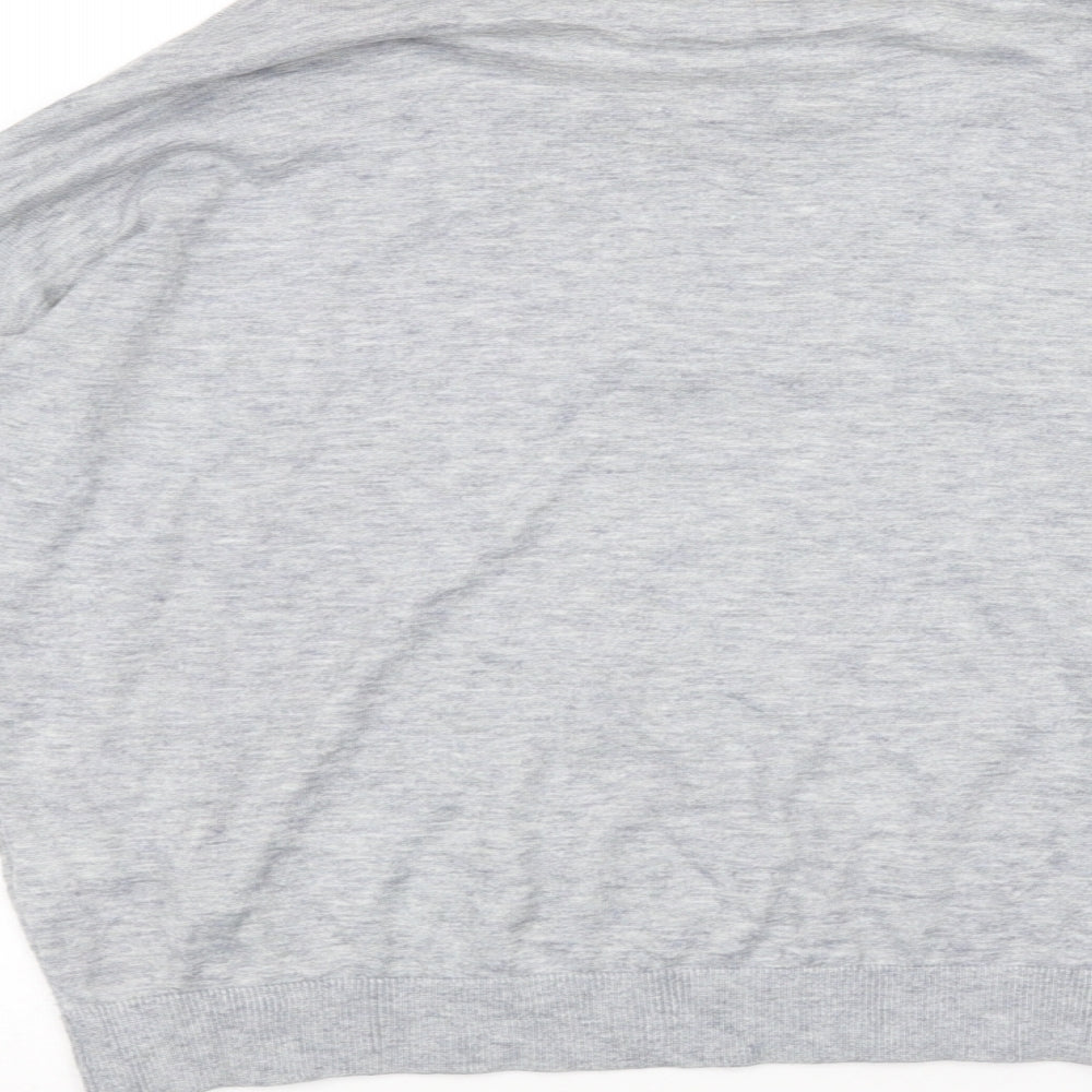 Topshop Womens Grey   Basic T-Shirt Size 6