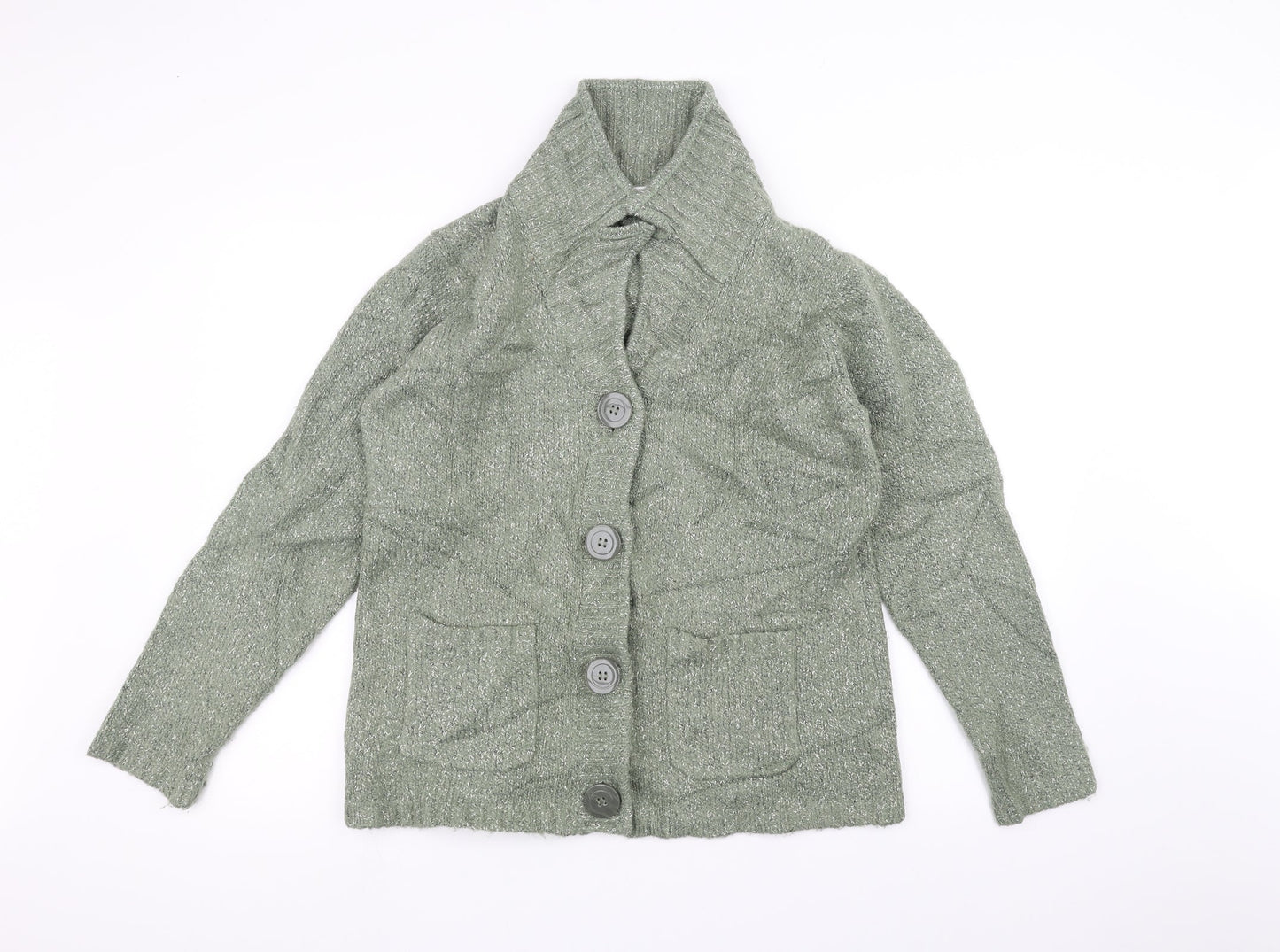 EWM Womens Green   Jacket Coatigan Size M