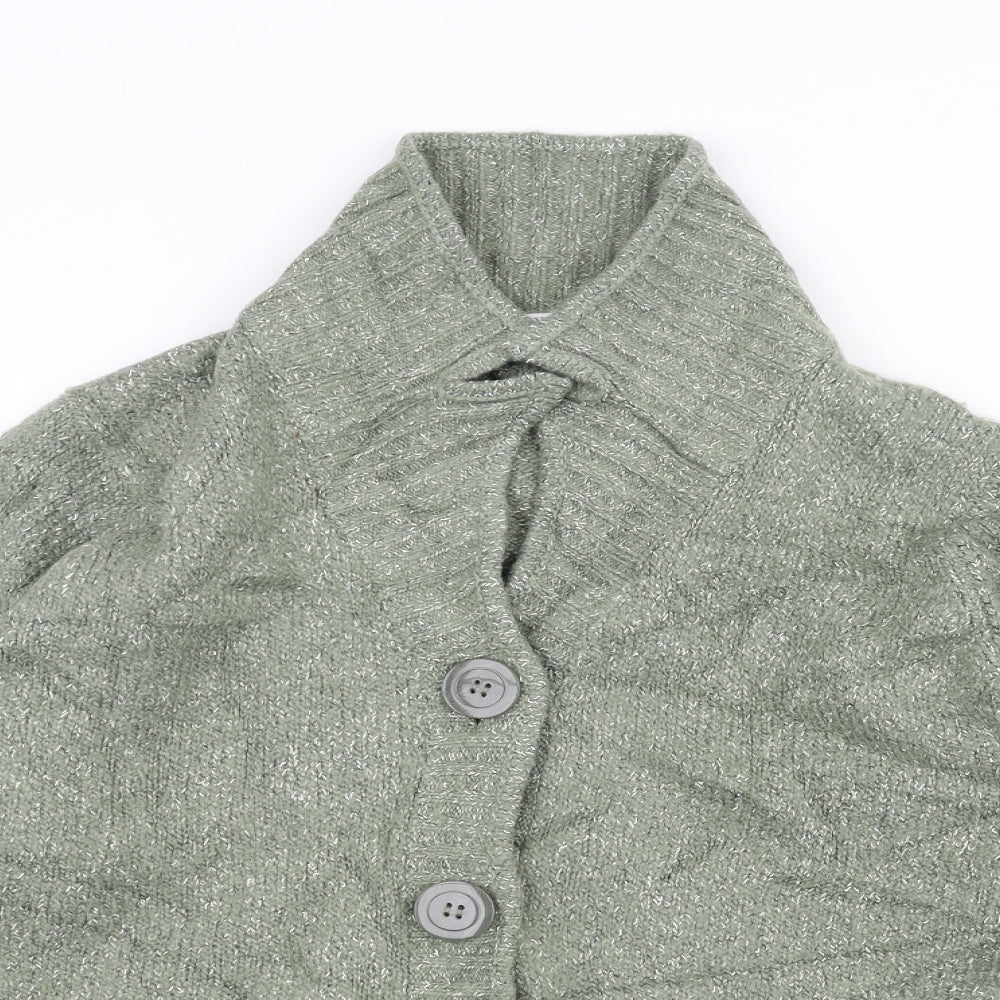 EWM Womens Green   Jacket Coatigan Size M