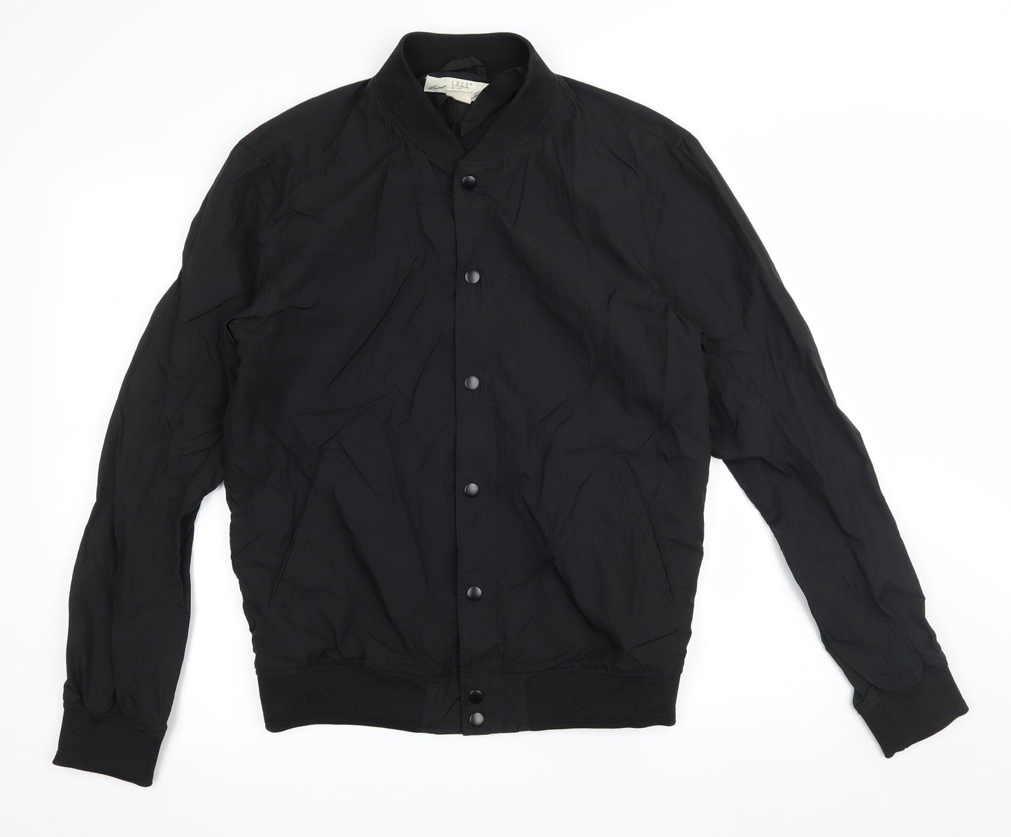 Label of Graded Goods Mens Black   Bomber Jacket Jacket