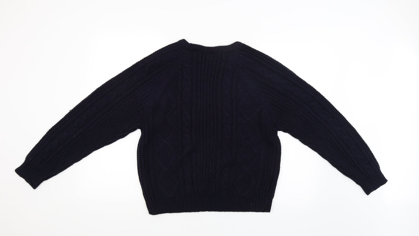 Akal Collection Womens Blue   Pullover Jumper Size L