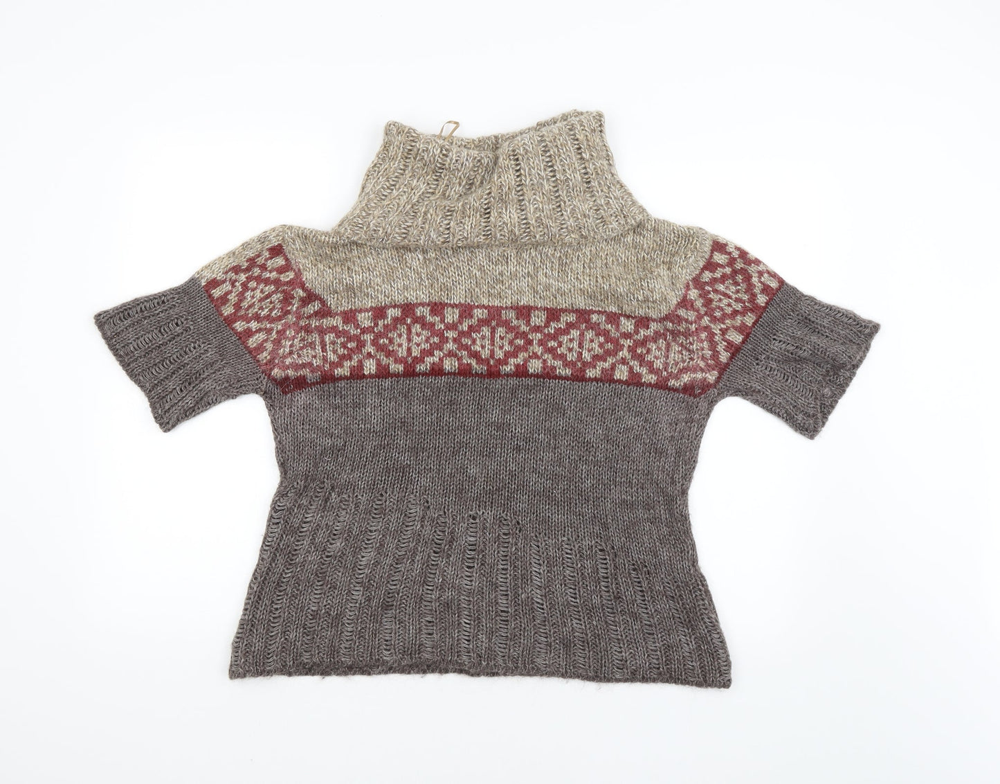 Lineamaglia Womens Beige   Pullover Jumper Size 16
