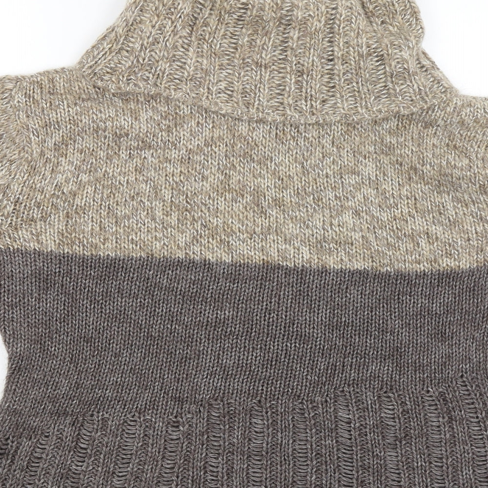 Lineamaglia Womens Beige   Pullover Jumper Size 16