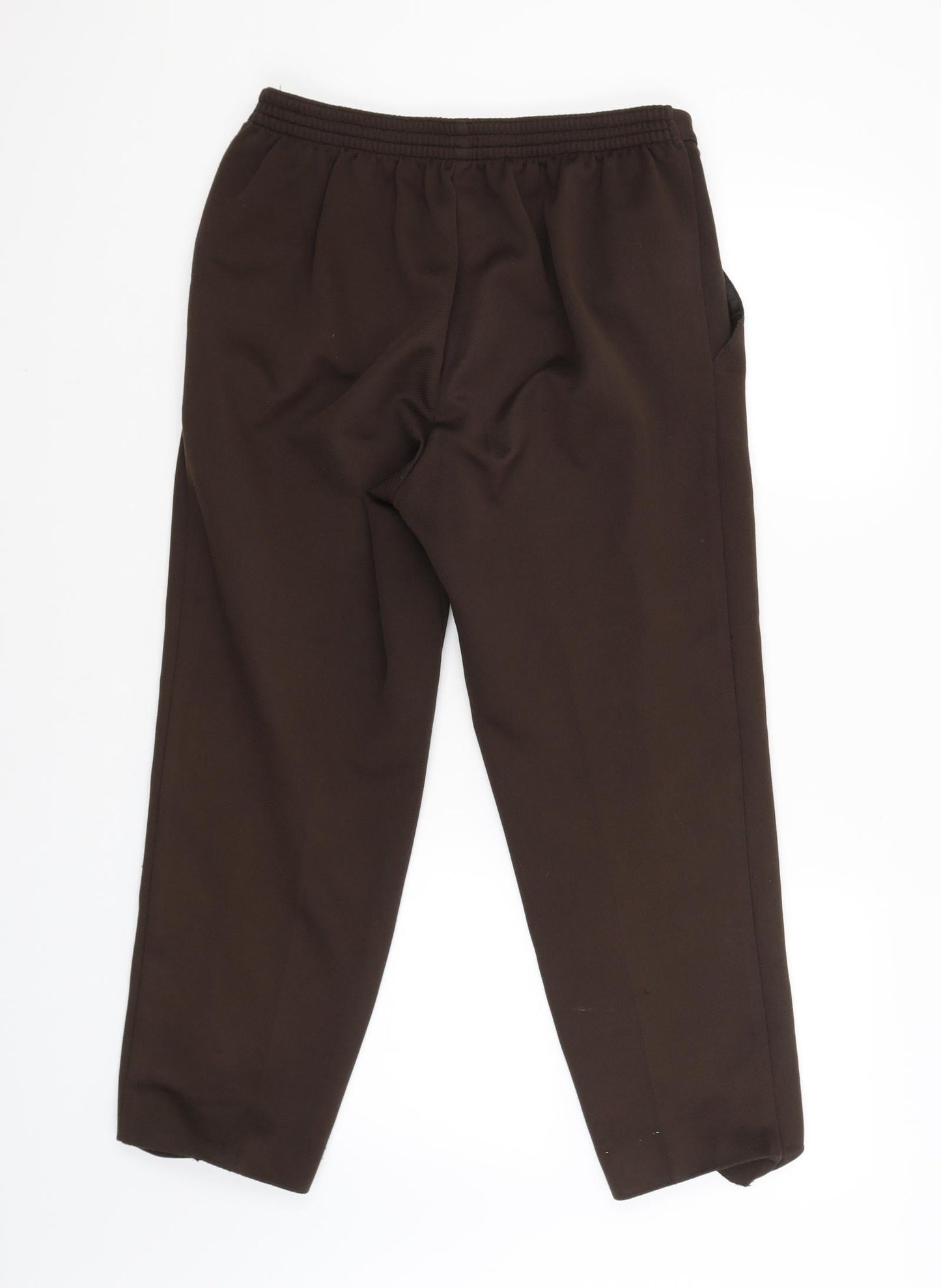 Marks and Spencer Womens Brown   Carrot Trousers Size 14 L23.5 in