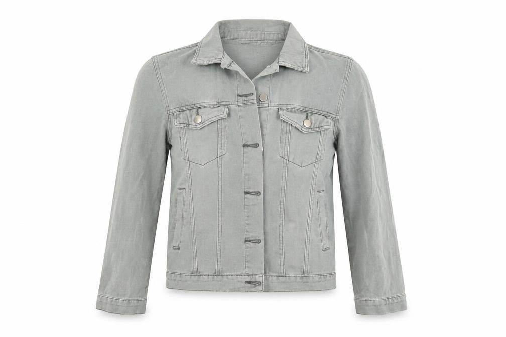 Boohoo Womens Grey   Biker Coat Size 8