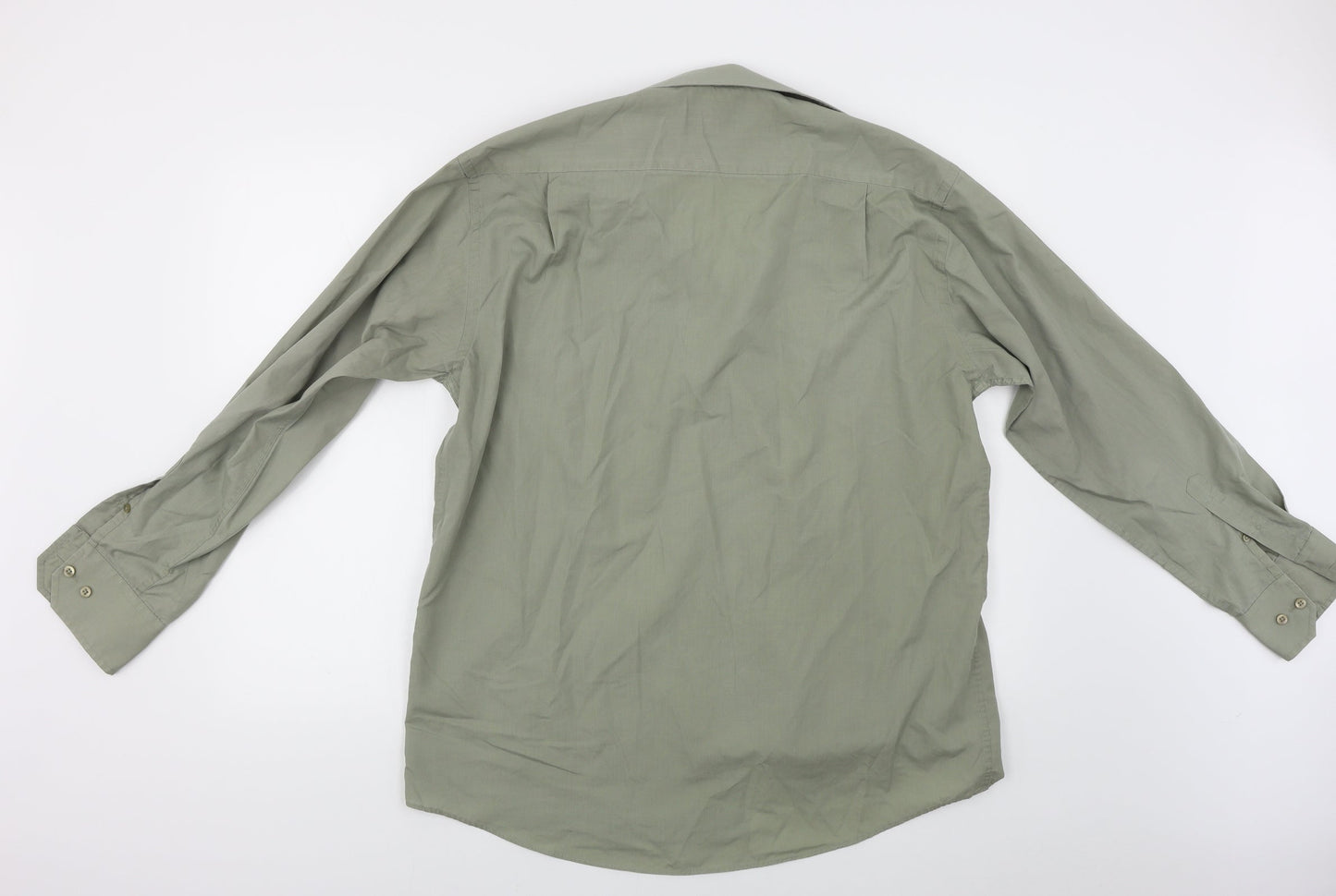 Cedar Wood State Mens Green    Button-Up Size 16.5