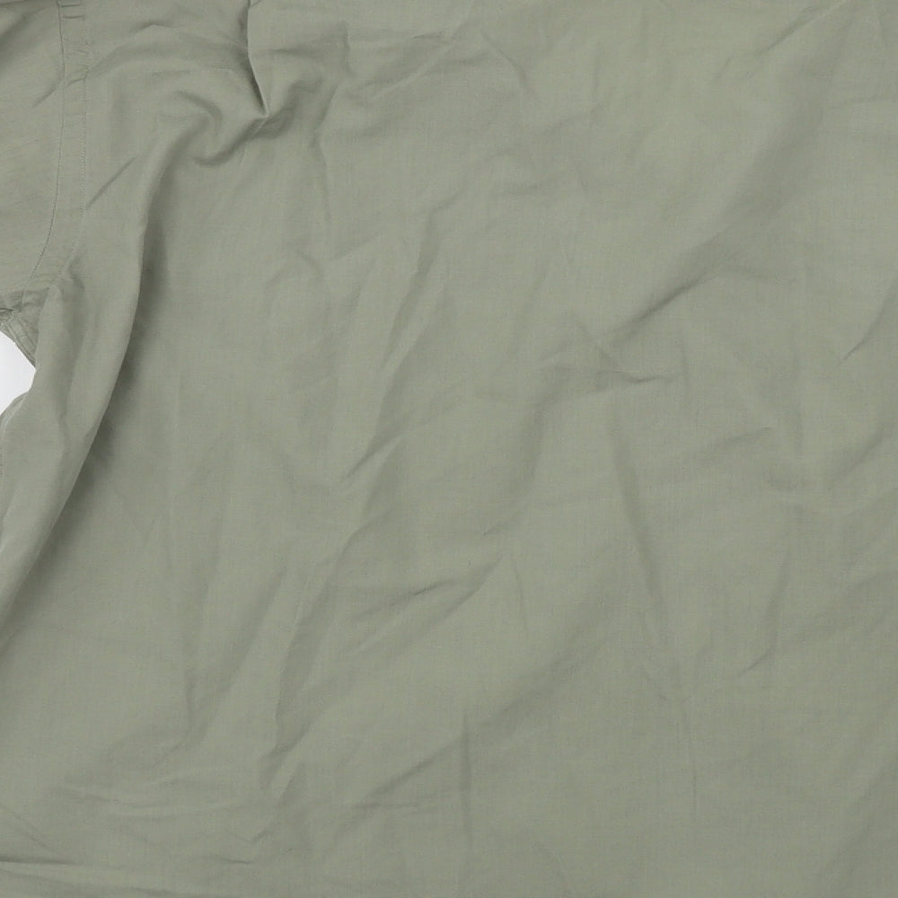 Cedar Wood State Mens Green    Button-Up Size 16.5