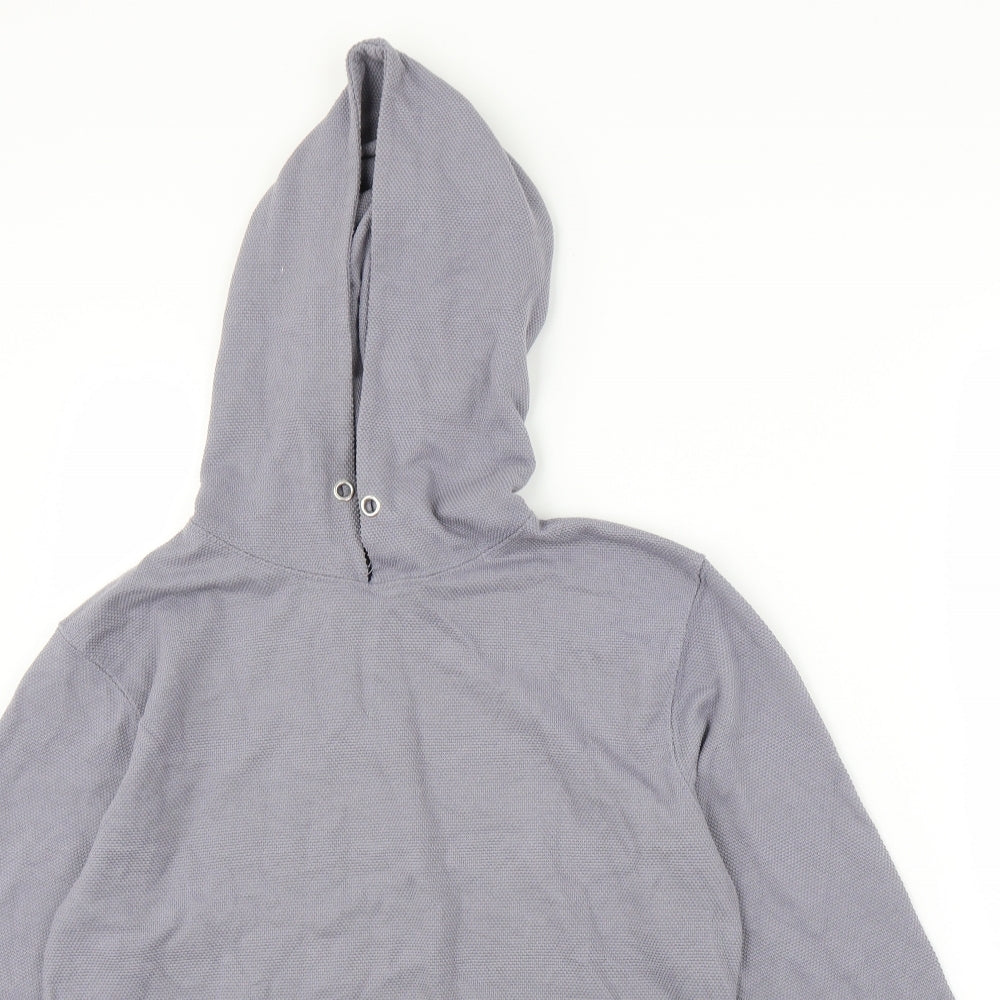 Boohoo Mens Grey   Pullover Hoodie Size XS