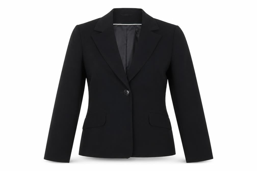 Klass Womens Black   Jacket Suit Jacket Size 10