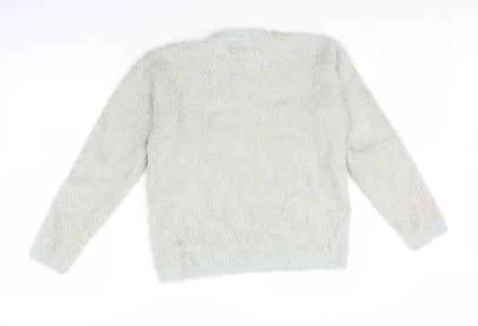 Papaya Womens Blue   Pullover Jumper Size M