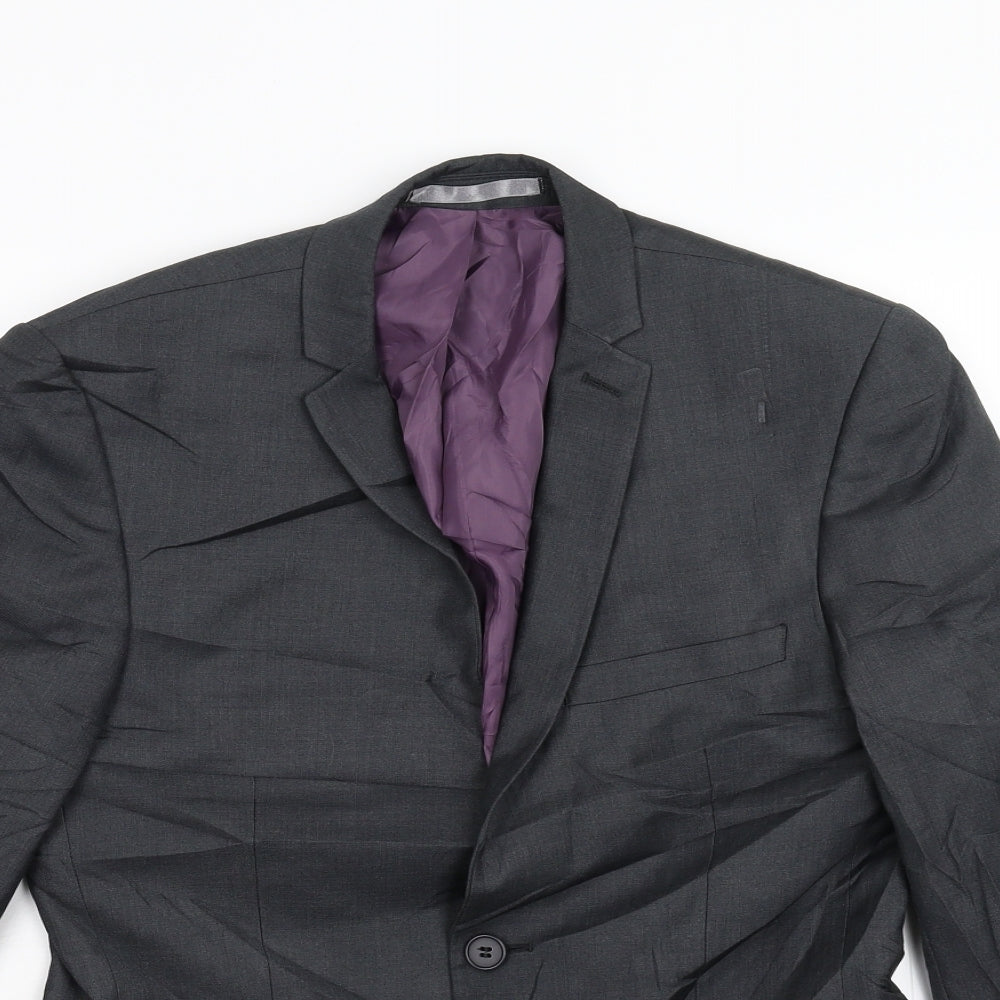 Red Herring Mens Grey   Jacket Blazer Size 36